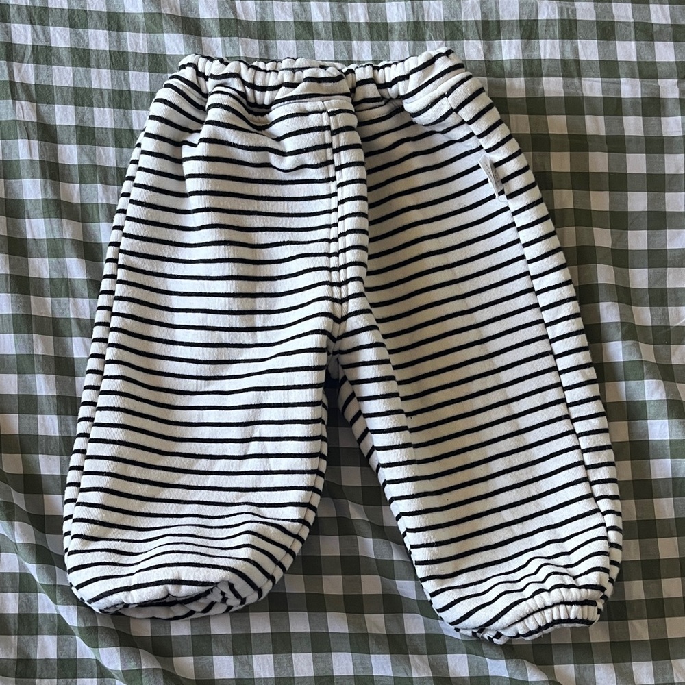 Striped cotton baby sweatpants Bottoms